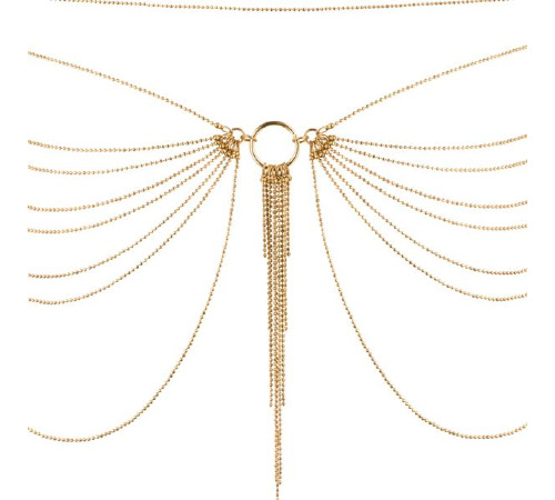 Цепочка трусики или лиф Bijoux Indiscrets MAGNIFIQUE Waist Chain - Gold, украшение на тело