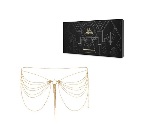 Цепочка трусики или лиф Bijoux Indiscrets MAGNIFIQUE Waist Chain - Gold, украшение на тело