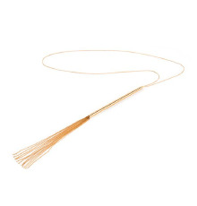 Цепочка плеть на шею Bijoux Indiscrets MAGNIFIQUE Necklace Whip - Gold, украшение для тела