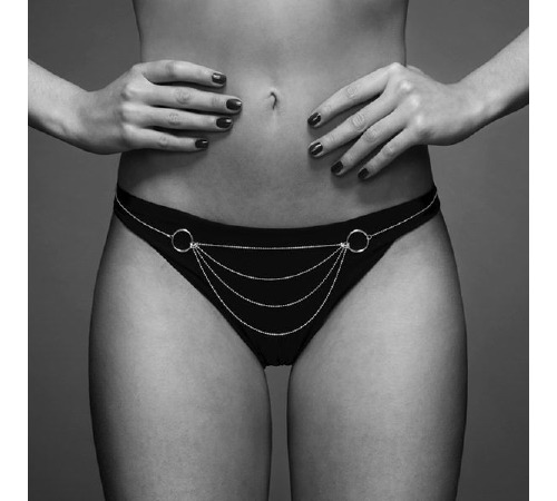 Цепочка трусики Bijoux Indiscrets Magnifique Bikini Chain - Gold, украшение на тело