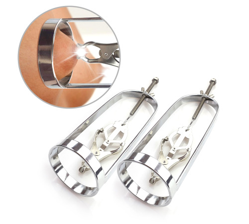 БДСМ Зажимы в колбе 2 шт.