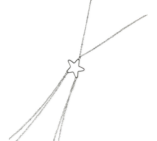Украшение для груди Звезда на цепочке