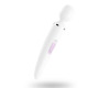 Вібромасажер Satisfyer Wand-er Woman (White/Chrome), водонепроникний, потужний, розмір XXL