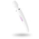 Вібромасажер Satisfyer Wand-er Woman (White/Chrome), водонепроникний, потужний, розмір XXL