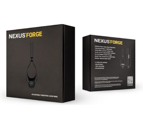 Эрекционное виброкольцо-лассо Nexus FORGE Vibrating, 6 режимов