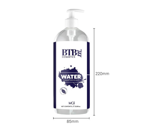 Змазка на водній основі BTB WATER (1000 мл)
