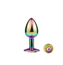 Металева анальна пробка MAI Attraction Toys №72 Rainbow