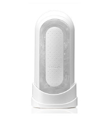 Мастурбатор Tenga Flip Zero White, изменяемая интенсивность стимуляции, раскладной