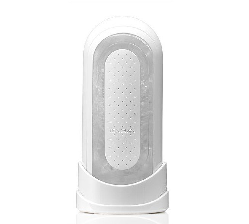 Мастурбатор Tenga Flip Zero White, змінна інтенсивність стимуляції, розкладний