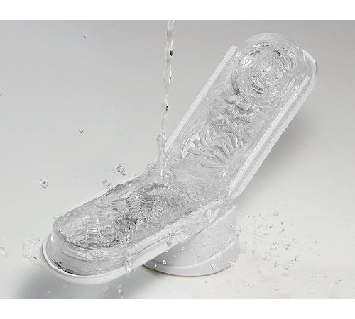 Мастурбатор Tenga Flip Zero White, змінна інтенсивність стимуляції, розкладний