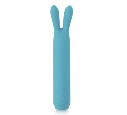 Вібратор з вушками Je Joue - Rabbit Bullet Vibrator Teal, глибока вібрація