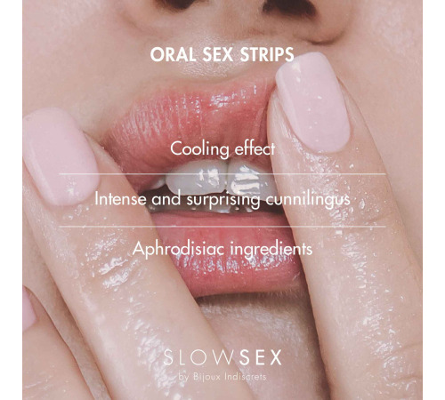 Смужки для орального сексу Bijoux Indiscrets Slow Sex Oral sex strips