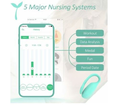 Смарт-тренажер Кегеля Magic Motion Kegel Rejuve, бюджетний варіант, для тренувань і задоволення