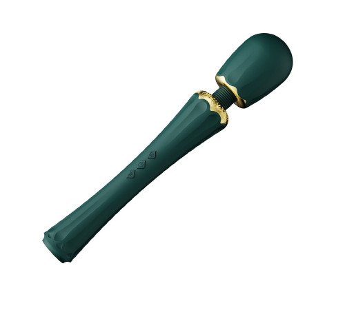 Вібромасажер з насадками Zalo — Kyro Wand Turquoise Green