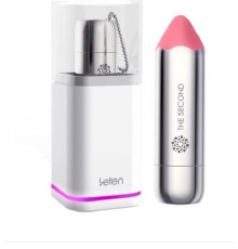 Вибропуля Leten The Second scented powder с индукционной зарядкой, водонепроницаемая, очень мощная