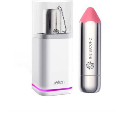 Вибропуля Leten The Second scented powder с индукционной зарядкой, водонепроницаемая, очень мощная