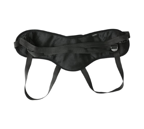 Труси для страпону Sportsheets - SizePlus Beginners Black, широкий пояс, комфортні