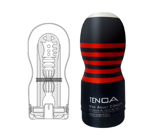 Мастурбатор Tenga Vacuum Cup красный