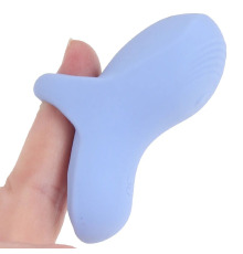 Вібратор на палець FUZU Sensa Skin Activated Fingertip Vibe – Pastel Blue, сенсорне керування, 8 реж