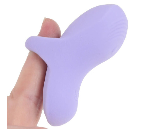 Вібратор на палець FUZU Sensa Skin Activated Fingertip Vibe – Pastel Purple, сенсорне керування, 8 р