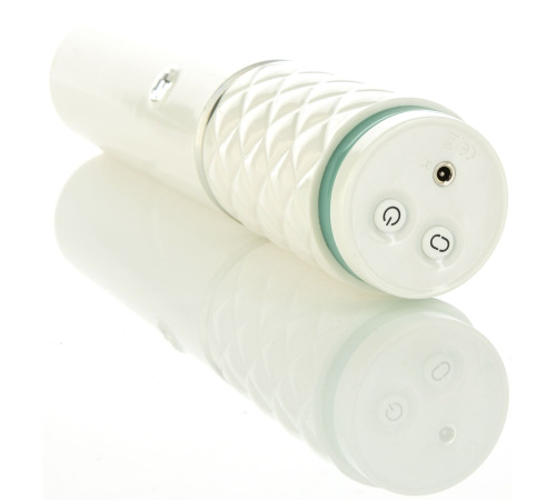 Розкішний вібратор-пульсатор Pillow Talk з присоскою - Feisty Thrusting Vibrator Teal