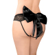Сексуальные трусики Бантик с вырезом