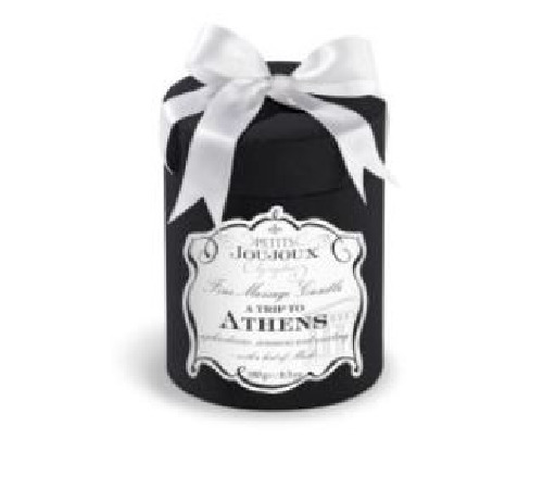 Массажная свечa Petits Joujoux - Athens - Musk and Patchouli (190 г) роскошная упаковка