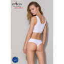 Трусики-бразилиана из хлопка Passion PS005 PANTIES white, size S
