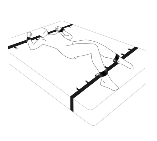 Растяжка на кровать BDSM Stretching Love TM Art of Sex