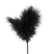 Щекоталка черная Art of Sex - Feather Tickler, перо молодого индюка
