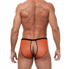 Прозрачные мужские трусики с открытой попой Сэм