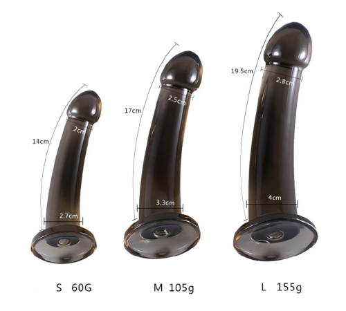 Фалоімітатор на присосці Jiuxi, S, Чорний