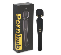 Вібромасажер wand з трьома насадками Pornhub Spell Wand Set, потужний