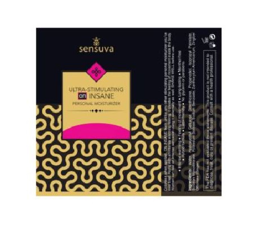 Пробник стимулирующей смазки Sensuva - Ultra-Stimulating On Insane (6 мл)