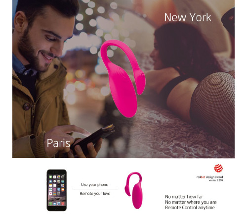 Смарт-віброяйце Magic Motion Flamingo зі стимулятором клітора, 3 види вправ Кегеля