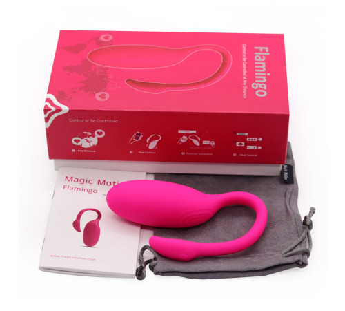 Смарт-віброяйце Magic Motion Flamingo зі стимулятором клітора, 3 види вправ Кегеля