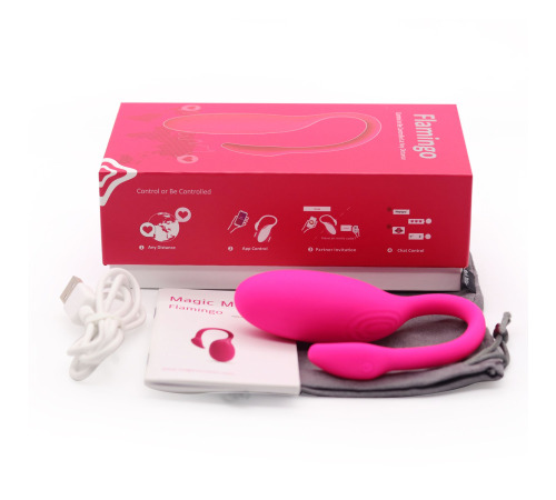 Смарт-віброяйце Magic Motion Flamingo зі стимулятором клітора, 3 види вправ Кегеля