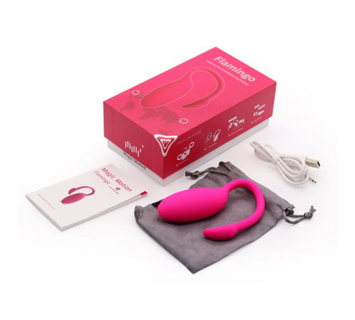 Смарт-віброяйце Magic Motion Flamingo зі стимулятором клітора, 3 види вправ Кегеля