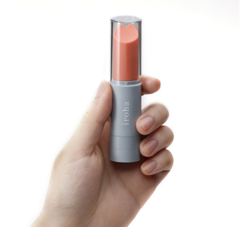 Вибратор-помада IROHA STICK Grey, плавное увеличение мощности