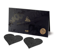 Прикраса на соски Bijoux Indiscrets - Flash Heart Black