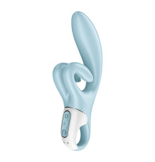 Вибратор-кролик Satisfyer Touch Me Blue, двойной отросток, 3 мощных мотора