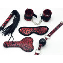 Набор для БДСМ игр Set Passion, Black&Red