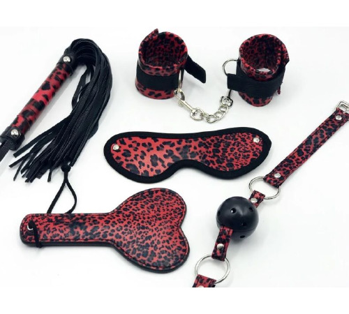 Набор для БДСМ игр Set Passion, Black&Red