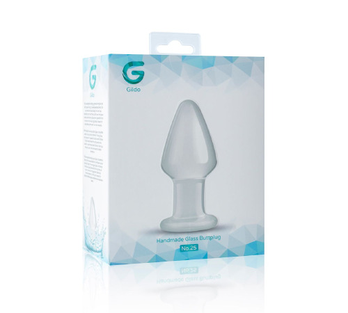 Стеклянная анальная пробка Gildo Glass Buttplug No. 25