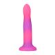 Светящийся в темноте фаллоимитатор ADDICTION Rave 8″ Glow in the Dark Dildo Pink Purple, 20,3 см