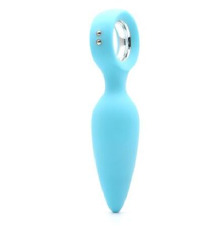 Анальна вібропробка KISTOY Orville Blue, діаметр 3 см