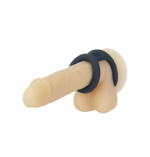 Двойное эрекционное кольцо LUX Active – Tug – Versatile Silicone Cock Ring