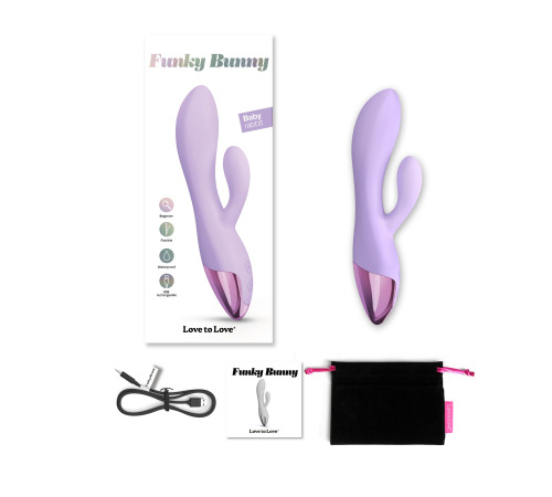 Вибратор-кролик Love To Love FUNKY BUNNY - VIVA MAUVE