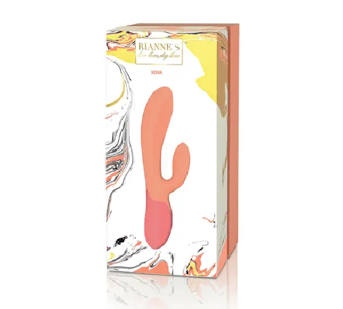 Вибратор Rianne S Essentials Xena Rabbit Vibrator Perzik & Koraal
