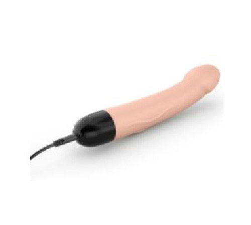 Вибратор Dorcel Real Vibration M Flesh 2.0, диам 3,7см, перезаряжаемый, для точки G